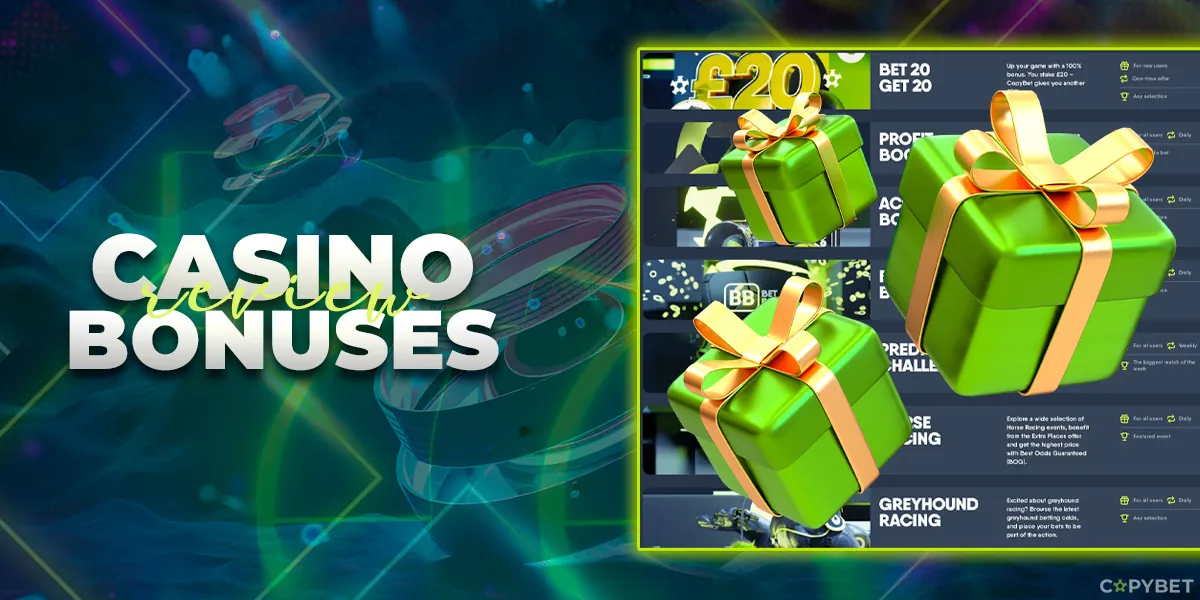 Casino game bonuses for players